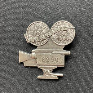 1969 Indianapolis 500 Silver-tone Pit Badge #2299 Mario Andretti Brooch Pin